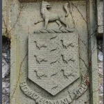 Wolf House, Silverdale Coat of Arms above the door